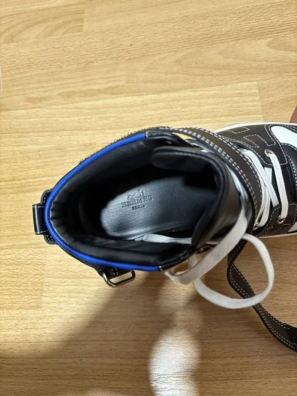 Sneakers Hermès EU 42 | Negru, Piele naturală - Image 7