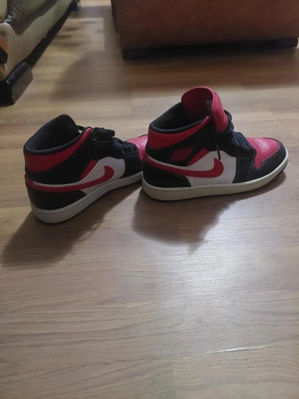 Sneakers AIR JORDAN EU 40 | Roșu, Piele naturală - Image 3