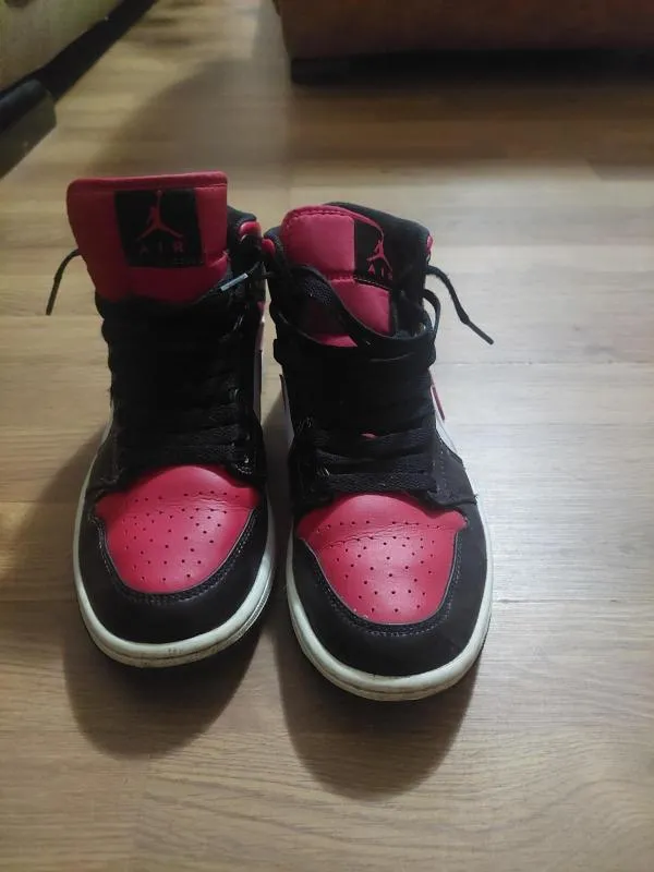 Sneakers AIR JORDAN EU 40 | Roșu, Piele naturală - Image 4