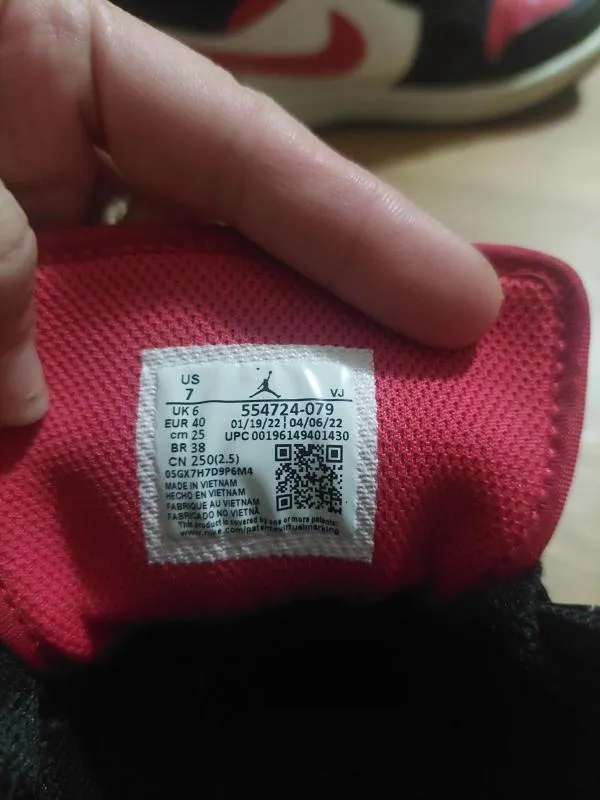 Sneakers AIR JORDAN EU 40 | Roșu, Piele naturală - Image 6