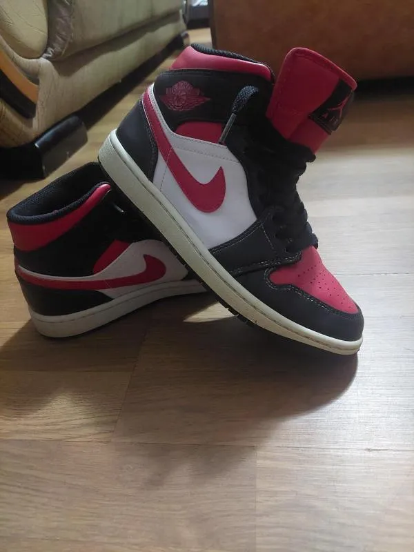 Sneakers AIR JORDAN EU 40 | Roșu, Piele naturală - Image 2