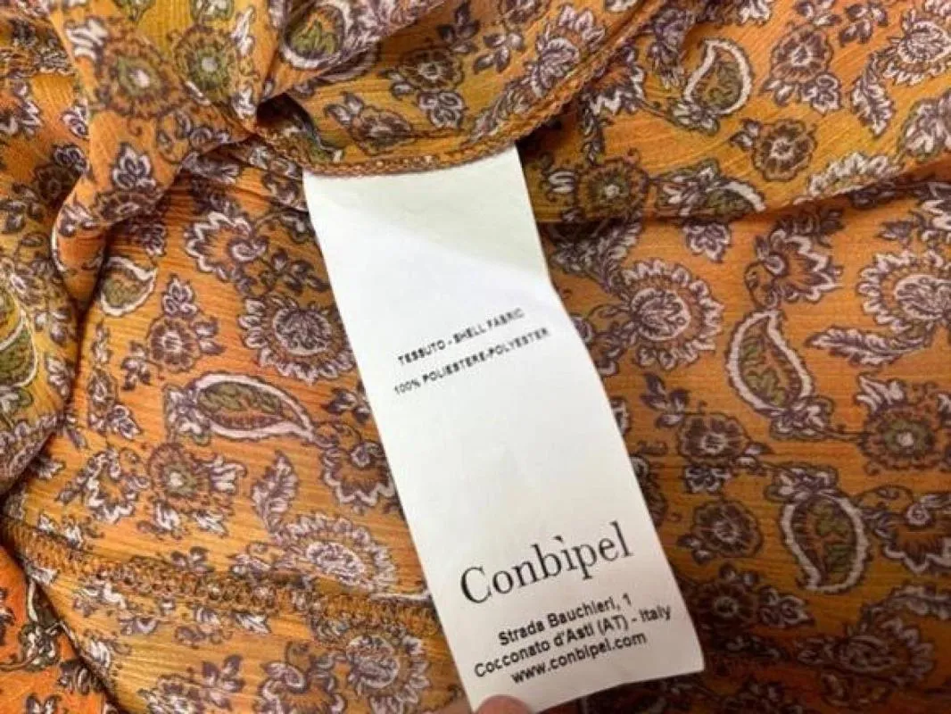 Cămașă CONBIPEL L | Caramel, Normal, Mânecă lungă, Floral & Tropical, Poliester - Image 7