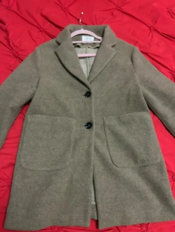 Palton scurt Zara XS | Caramel, Fără glugă, Poliester - Image 6