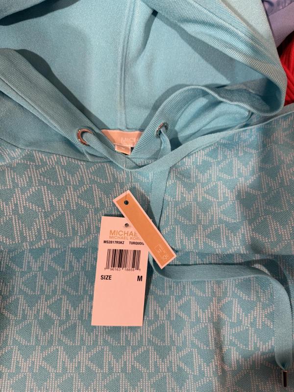 Rochie casual Michael Kors M | Bleu, Mini, Mânecă scurtă, Logo - Image 5