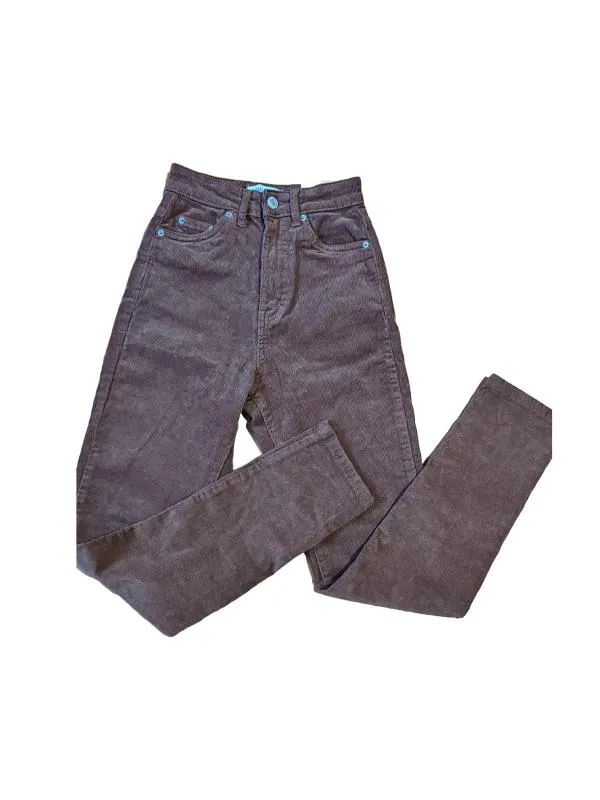 Pantaloni Pull&Bear EU 32 | Maro, Lungi, Talie medie, Skinny fit