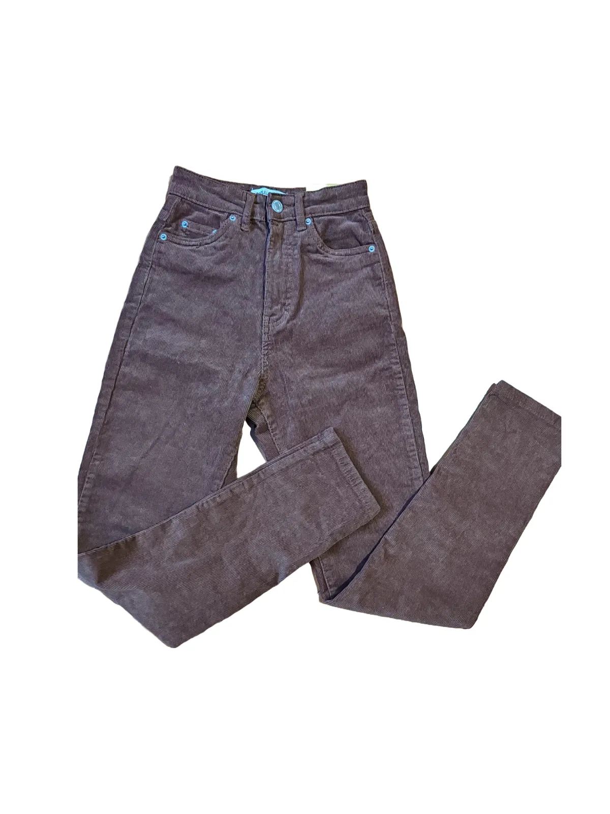 Pantaloni Pull&Bear EU 32 | Maro, Lungi, Talie medie, Skinny fit