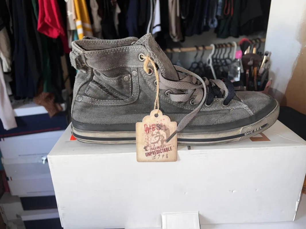 Teniși Diesel EU 41 | Negru, Denim - Image 2