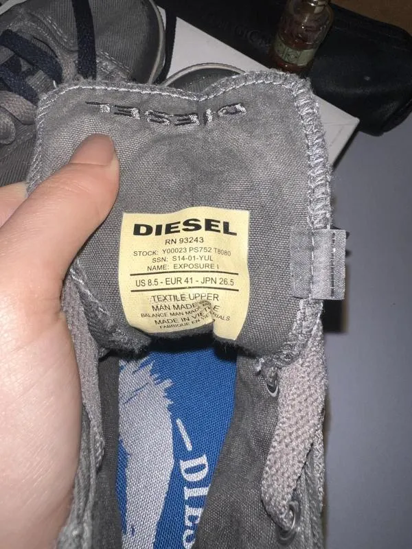 Teniși Diesel EU 41 | Negru, Denim - Image 5