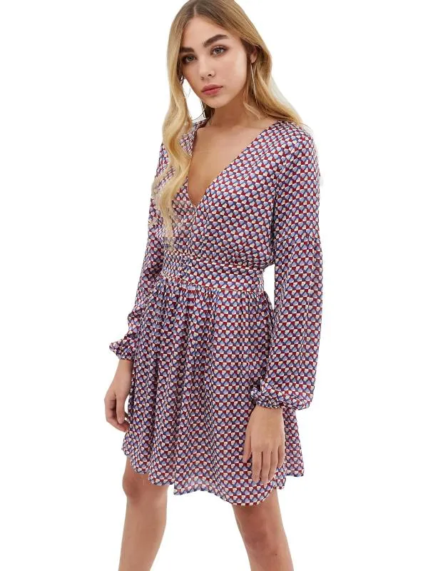 Rochie de seară Missguided EU 34 | Burgundy, Midi, Mânecă lungă