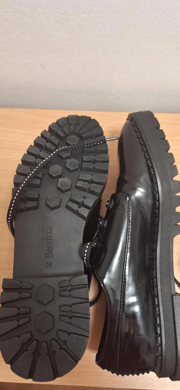 Pantofi track Bershka EU 39 | Negru - Image 4