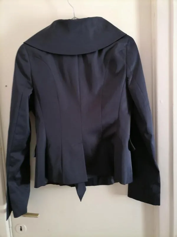 Costum cu sacou și pantaloni MALIBU S | Bleumarin, Poliester - Image 3