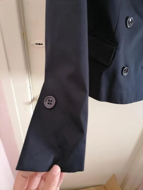 Costum cu sacou și pantaloni MALIBU S | Bleumarin, Poliester - Image 5