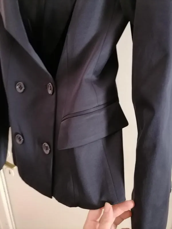Costum cu sacou și pantaloni MALIBU S | Bleumarin, Poliester - Image 6