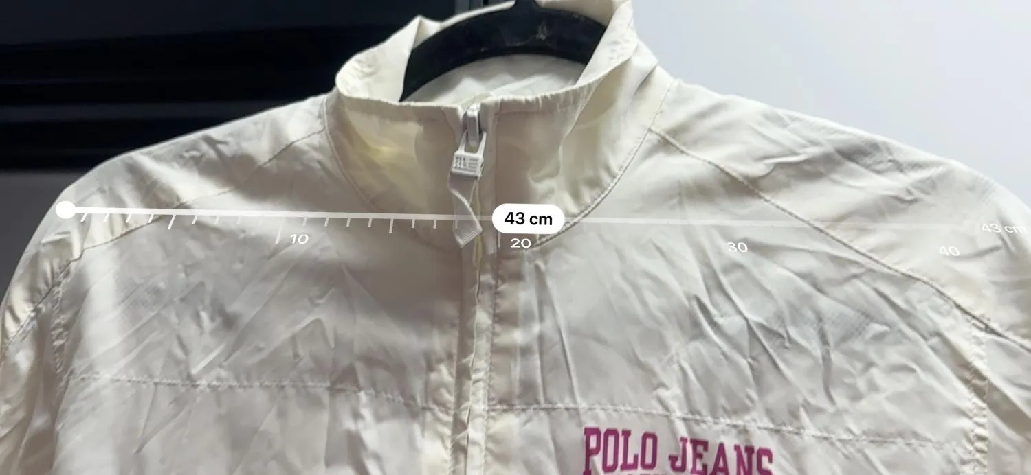 Geacă anti-vânt Polo Ralph Lauren M | Alb, Fără glugă, Nailon - Image 6