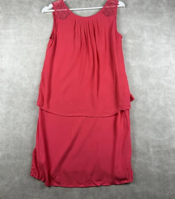 Rochie dreaptă Promod EU 40 | Fuchsia, Midi - Image 4