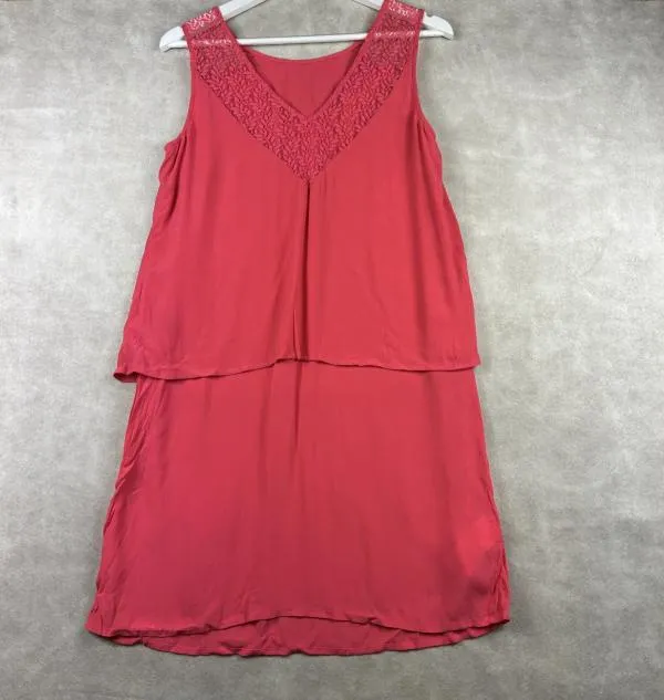 Rochie dreaptă Promod EU 40 | Fuchsia, Midi - Image 2