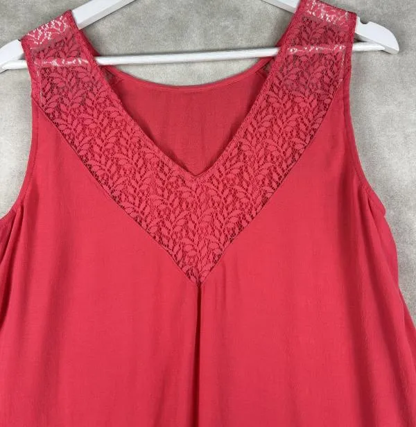Rochie dreaptă Promod EU 40 | Fuchsia, Midi - Image 3