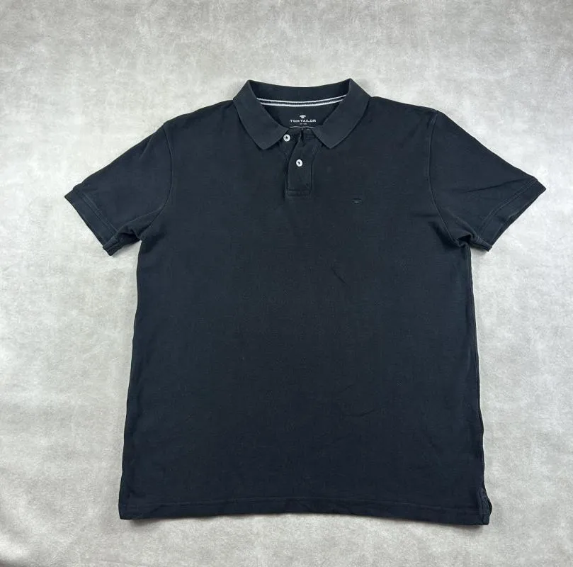 Tricou polo Tom Tailor EU 40 | Negru - Image 7