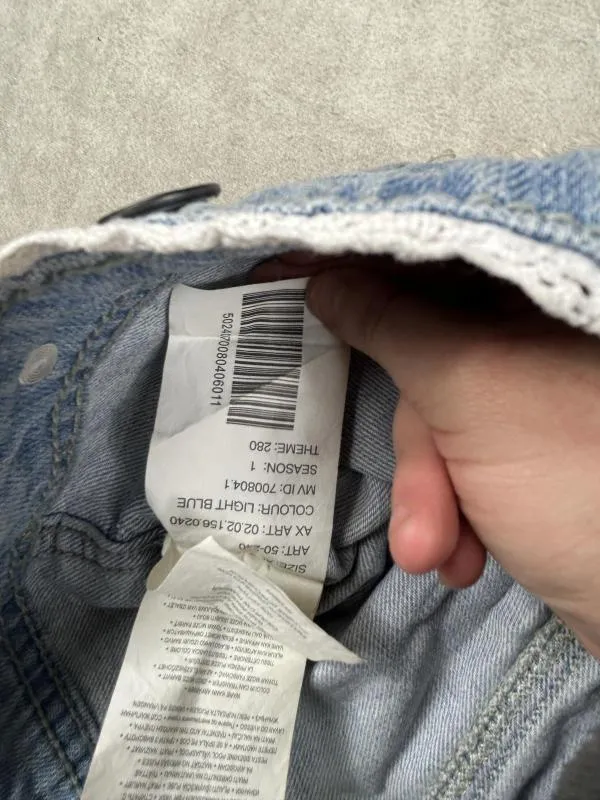 Vestă Fb Sister EU 42 | Bleu, Fără glugă, Oriental & Paisley, Denim - Image 9