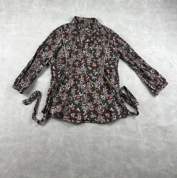 Bluză Vero Moda S | Caramel, Normal, Mânecă lungă, Floral & Tropical - Image 2