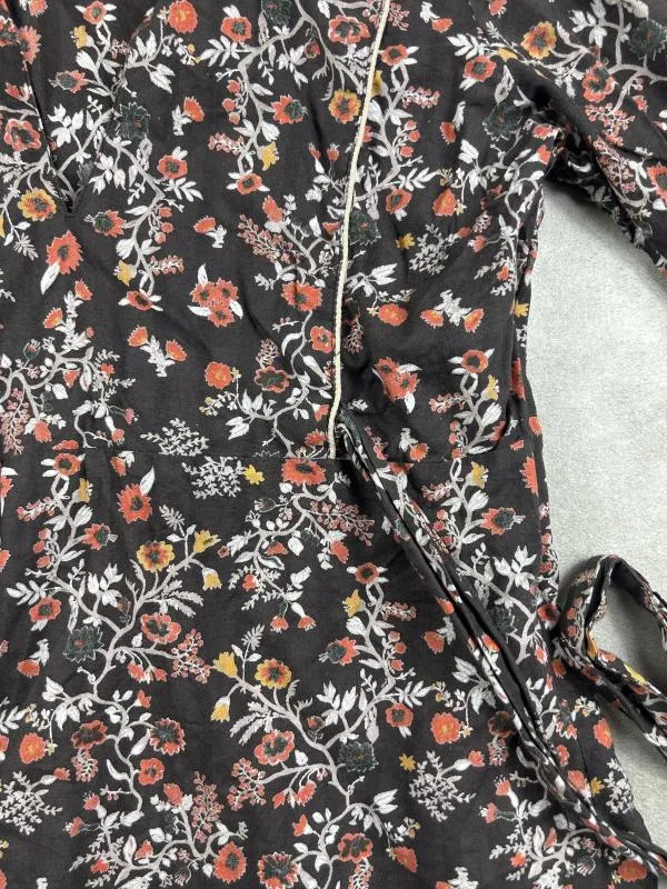 Bluză Vero Moda S | Caramel, Normal, Mânecă lungă, Floral & Tropical - Image 5