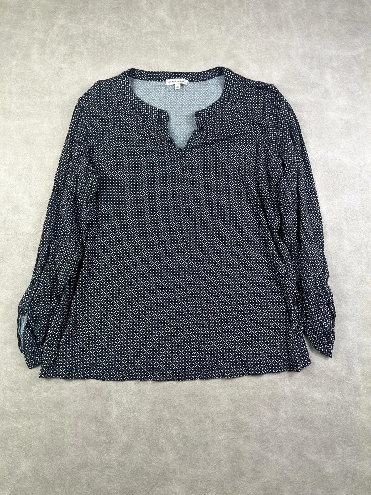 Cămașă Tom Tailor M | Negru, Normal, Mânecă lungă - Image 6