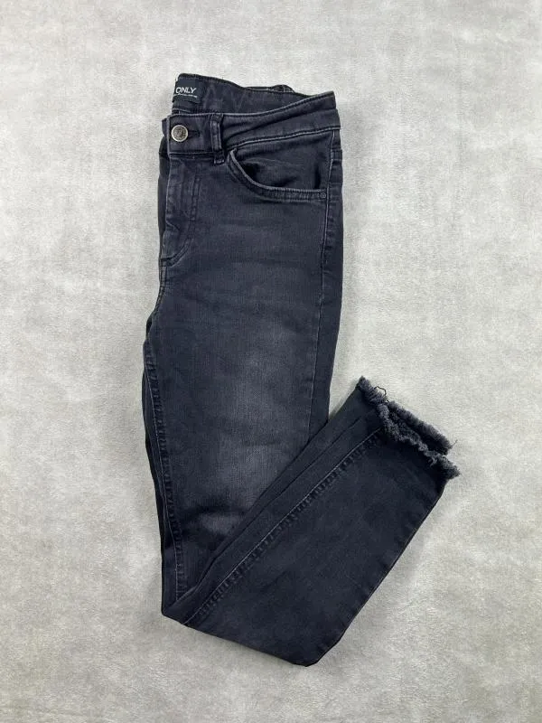 Blugi Only M | Negru, Lungi, Talie medie, Skinny fit - Image 2