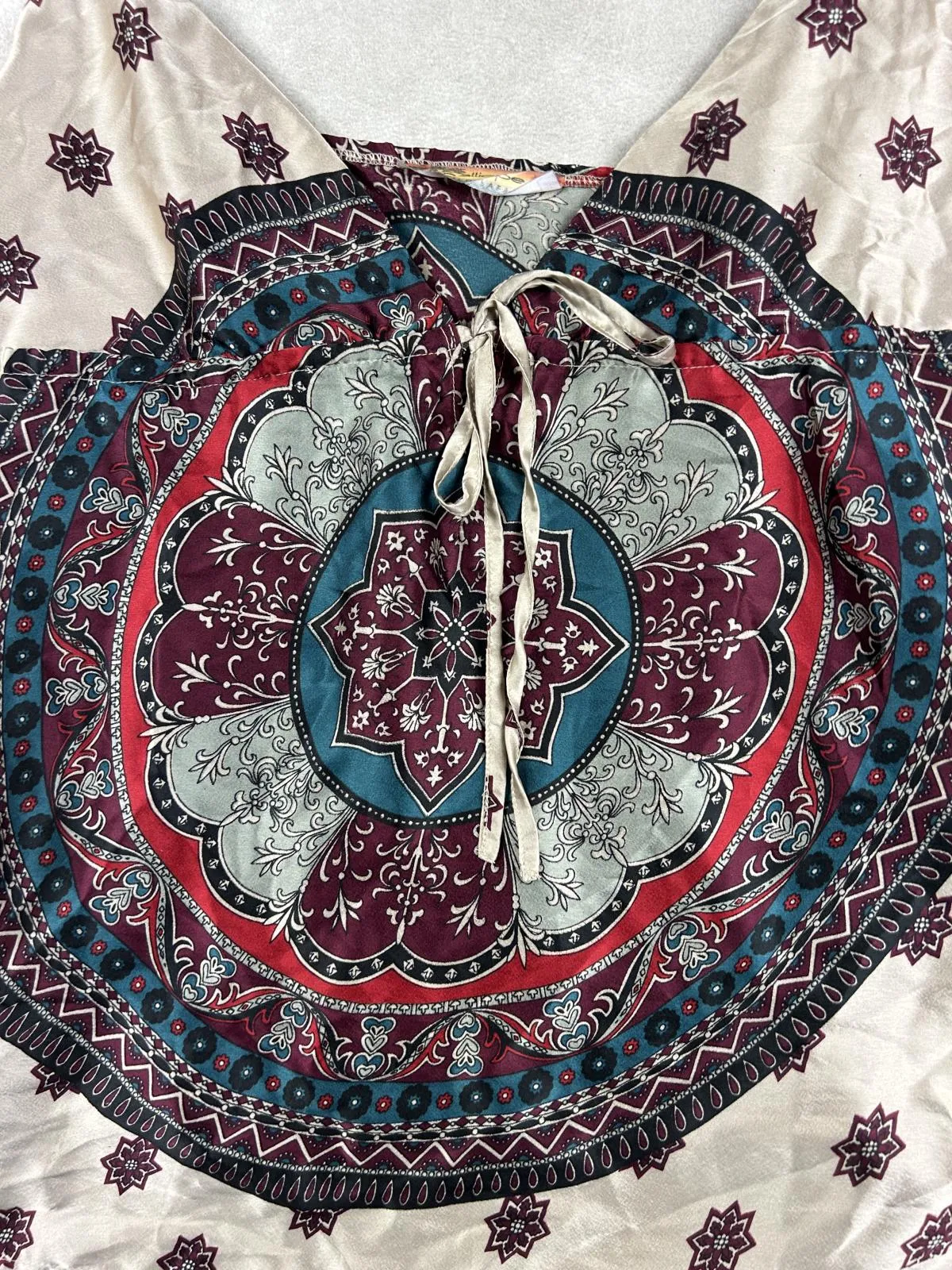 Maiou Calliope M | Bej, Normal, Bretele subțiri, Oriental & Paisley - Image 4