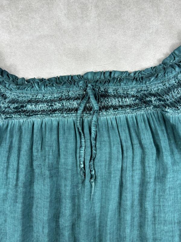 Top cu peplum EU 40 | Verde, Normal, Mânecă scurtă - Image 3