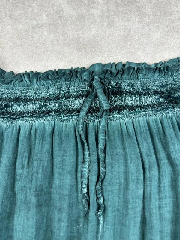 Top cu peplum EU 40 | Verde, Normal, Mânecă scurtă - Image 5