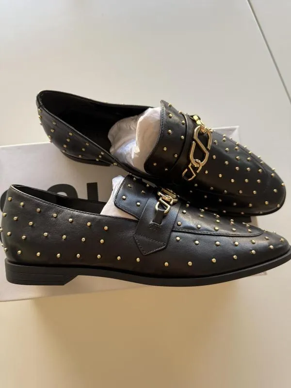 Mocasini Schutz EU 38 | Negru, Piele naturală - Image 3