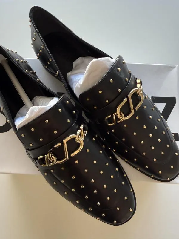 Mocasini Schutz EU 38 | Negru, Piele naturală - Image 4