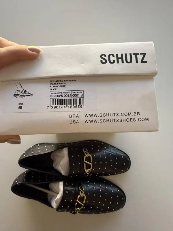 Mocasini Schutz EU 38 | Negru, Piele naturală - Image 6