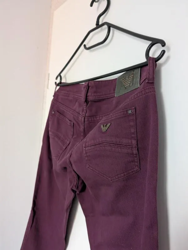 Pantaloni Armani Jeans S-M | Mov, Lungi, Talie medie, Skinny fit, Denim - Image 10