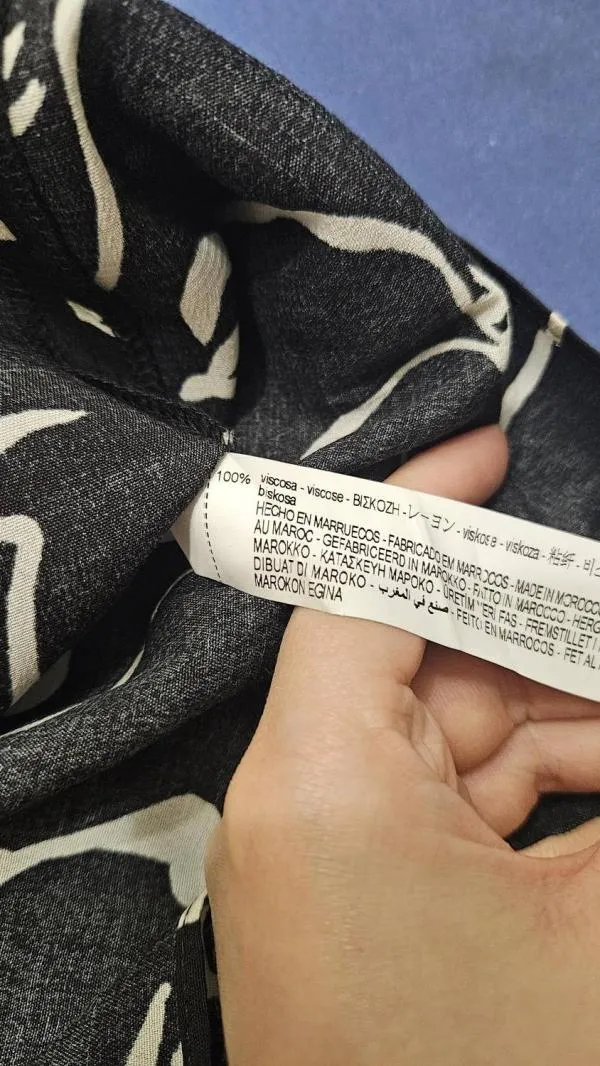 Cămașă Zara S | Negru, Normal, Mânecă lungă, Vâscoză - Image 6