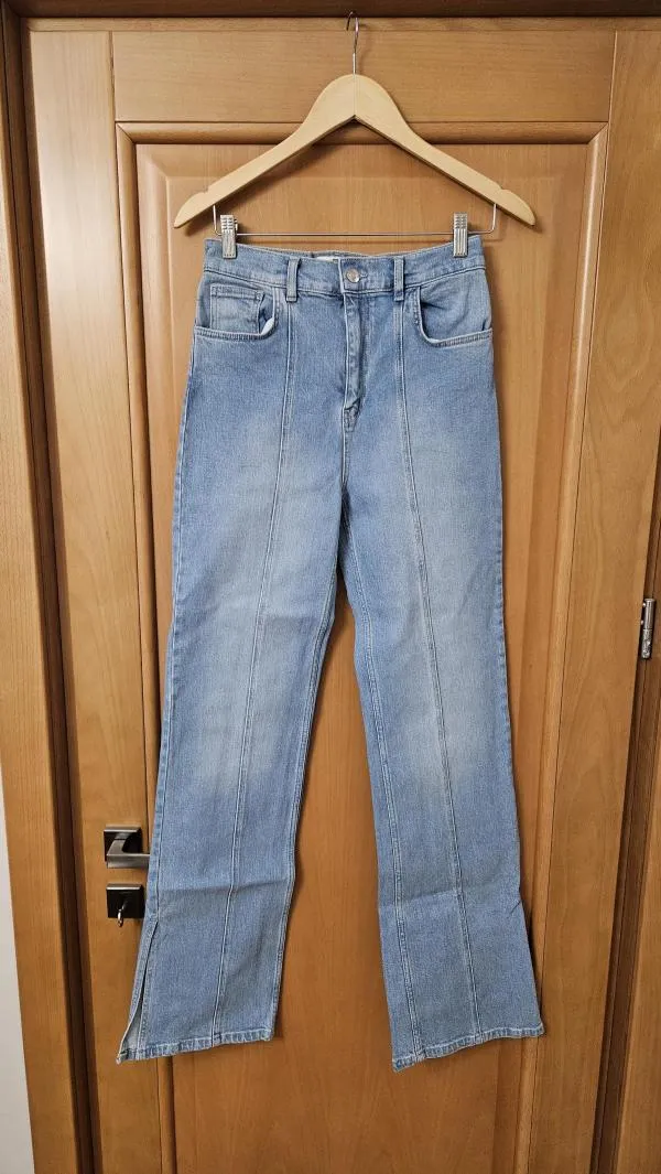 Blugi Raere by Lorena Rae S | Bleu, Lungi, Talie înaltă, Tall, Bumbac - Image 6