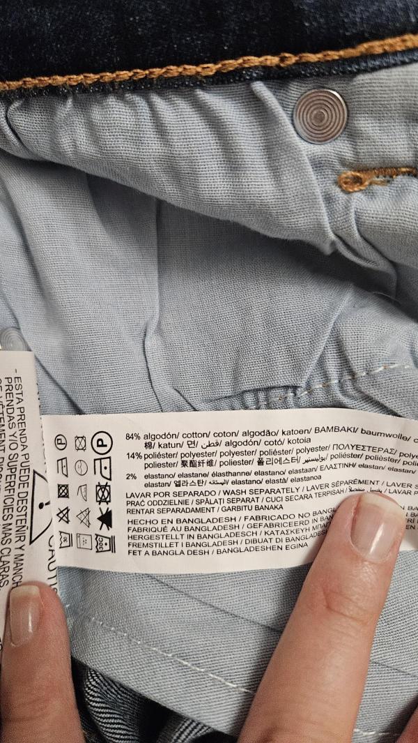 Blugi Zara EU 36 | Bleumarin, Lungi, Talie înaltă, Skinny fit, Bumbac - Image 5