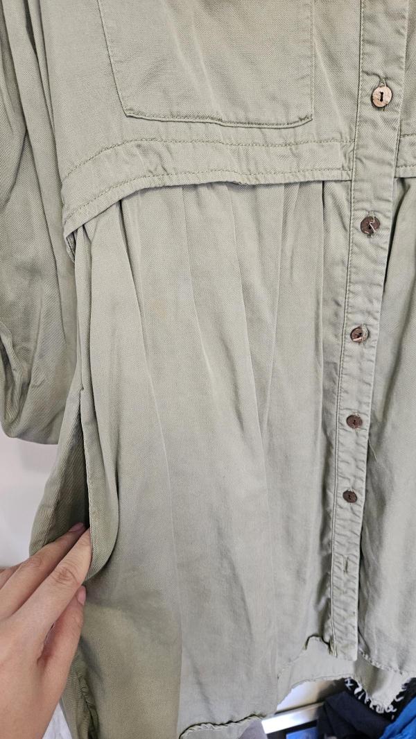 Rochie casual Zara S | Khaki, Mini, Liocel - Image 7