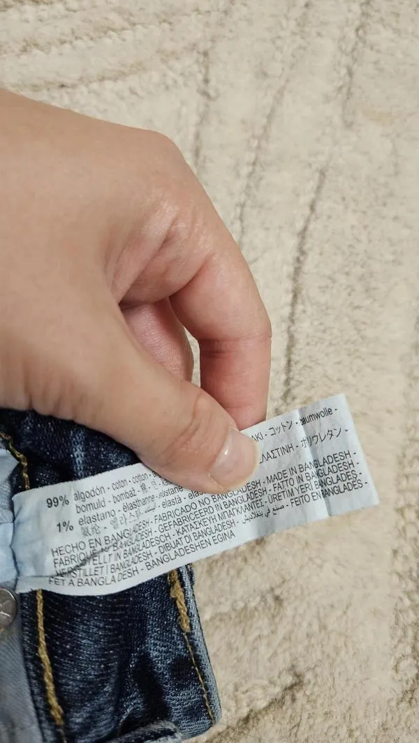 Blugi Zara EU 34 | Bleumarin, Scurți, Talie înaltă, Bumbac - Image 5