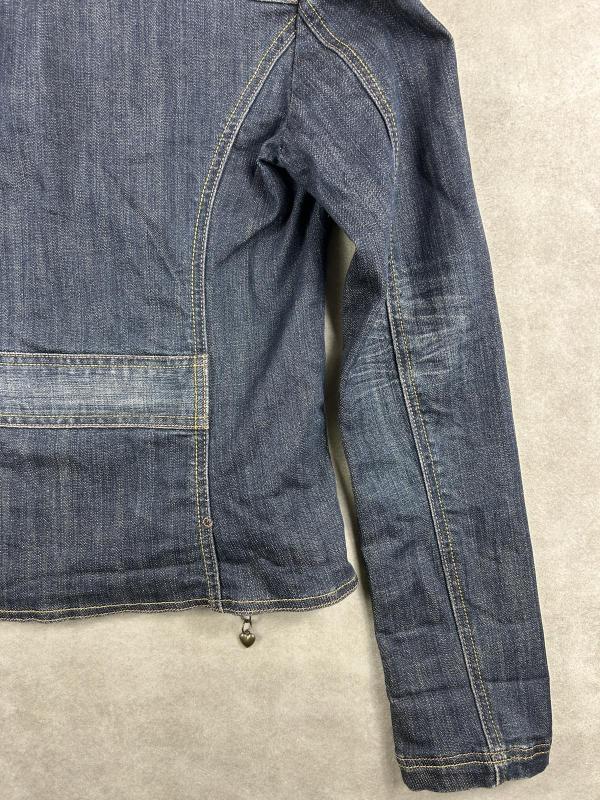Geacă din denim Bershka L | Albastru, Fără glugă - Image 10