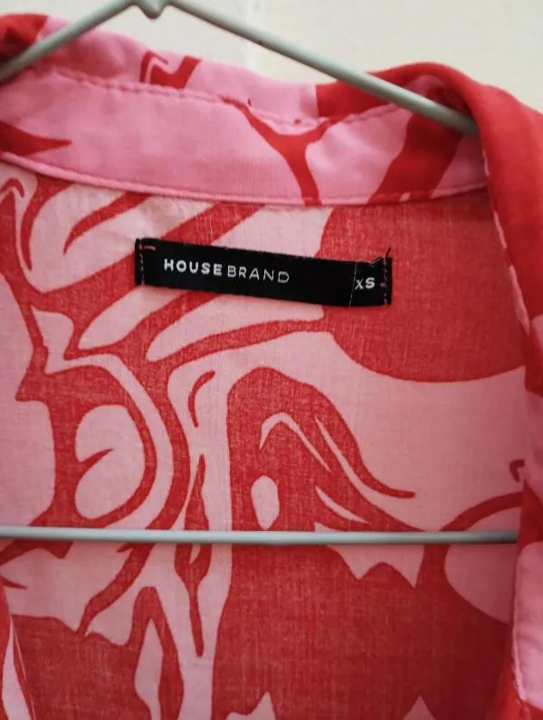 Cămașă House brand XS | Roz, Normal, Mânecă lungă, Bumbac - Image 5