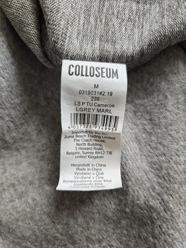 Rochie de iarnă Colloseum M | Gri, Mini, Mânecă trei sferturi, Poliester - Image 5