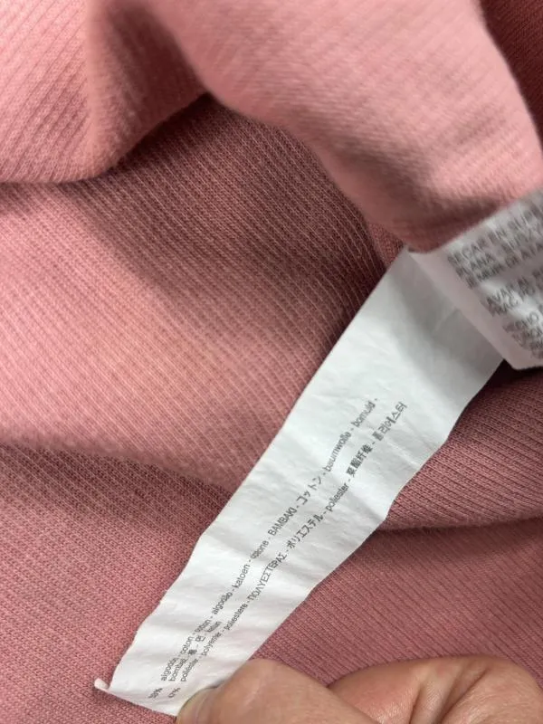 Top cropped Zara S | Roz, Cropped (Scurt), Mânecă scurtă, Bumbac - Image 5