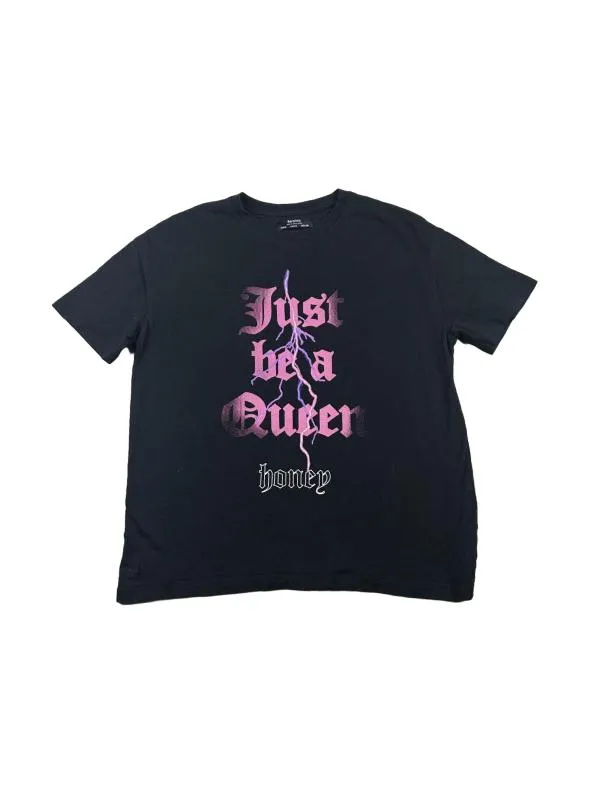 Tricou Bershka S | Negru, Normal, Mânecă scurtă