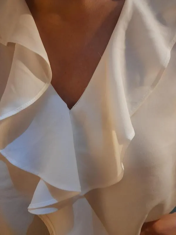 Bluză H&M EU 40 | Alb, Normal - Image 8