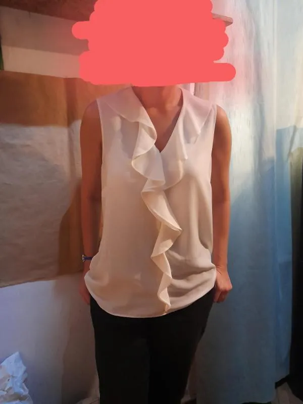 Bluză H&M EU 40 | Alb, Normal - Image 9
