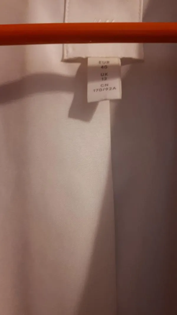 Sacou H&M EU 38 | Roz, Normal, Mânecă lungă, Dungi - Image 5