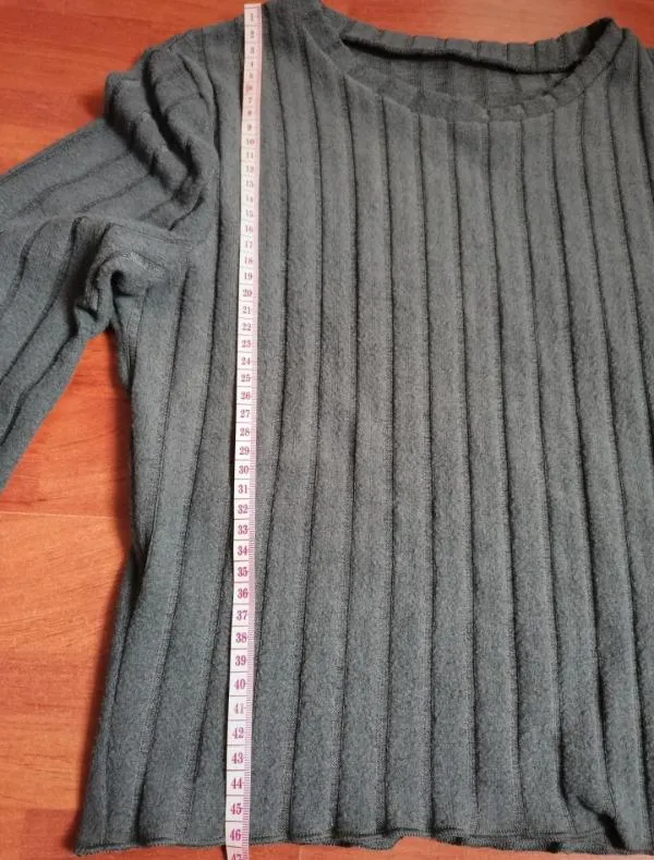 Bluză Shein S | Gri, Normal, Mânecă lungă, Poliester - Image 6