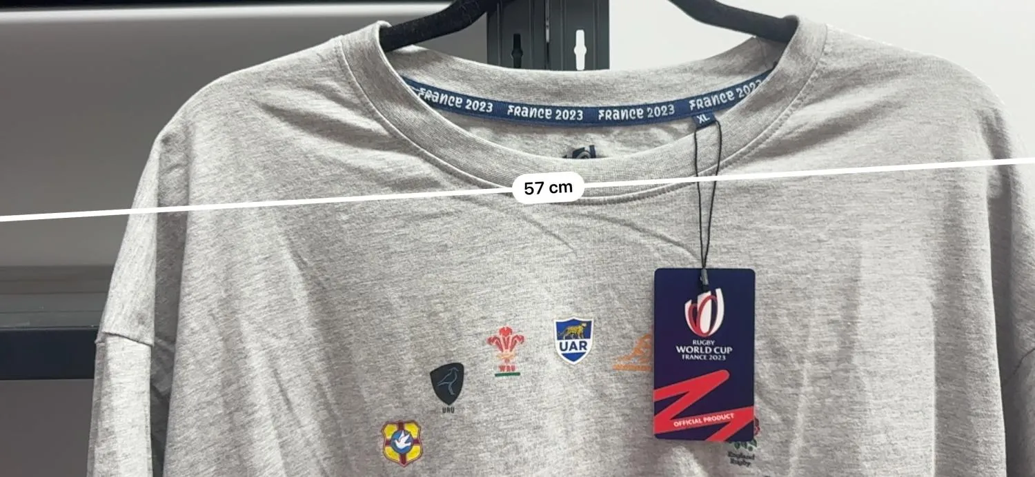 Tricou sport XL | Gri, Bumbac - Image 4