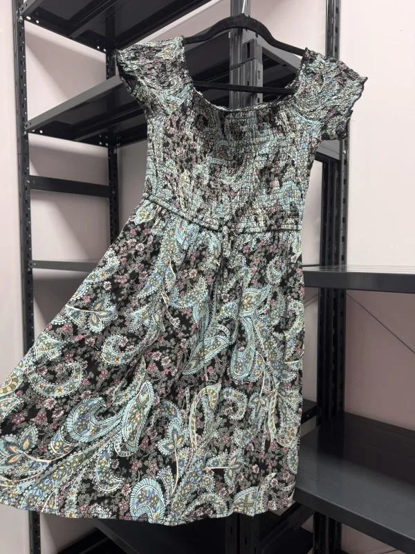 Rochie de vară Xhilaration EU 36 | Multicolor, Mini, Mânecă scurtă, Floral & Tropical, Poliester - Image 2